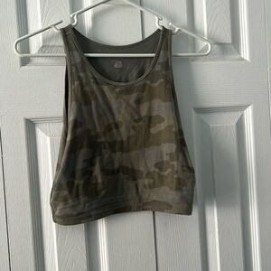 Camo Cropped Tank